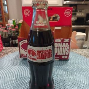 1992 Alabama National Championship Coke Bottles